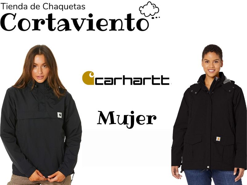 chaqueta cortavientos carhartt de mujer