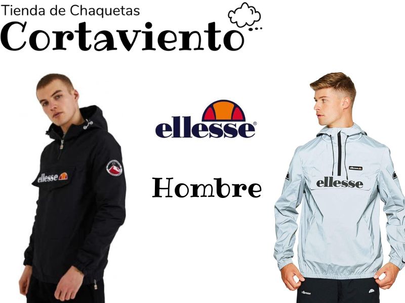 chaquetacortavientos ellesse hombre