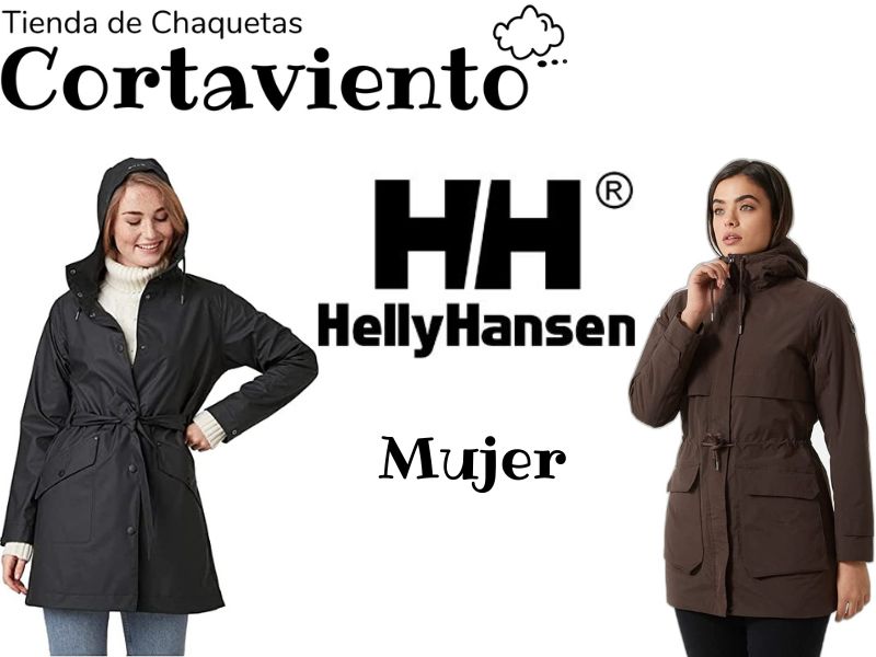 chaqueta cortavientos helly hansen de mujer