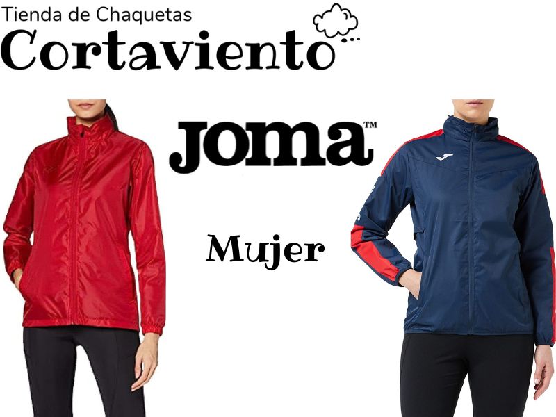 chaqueta cortavientos joma de mujer