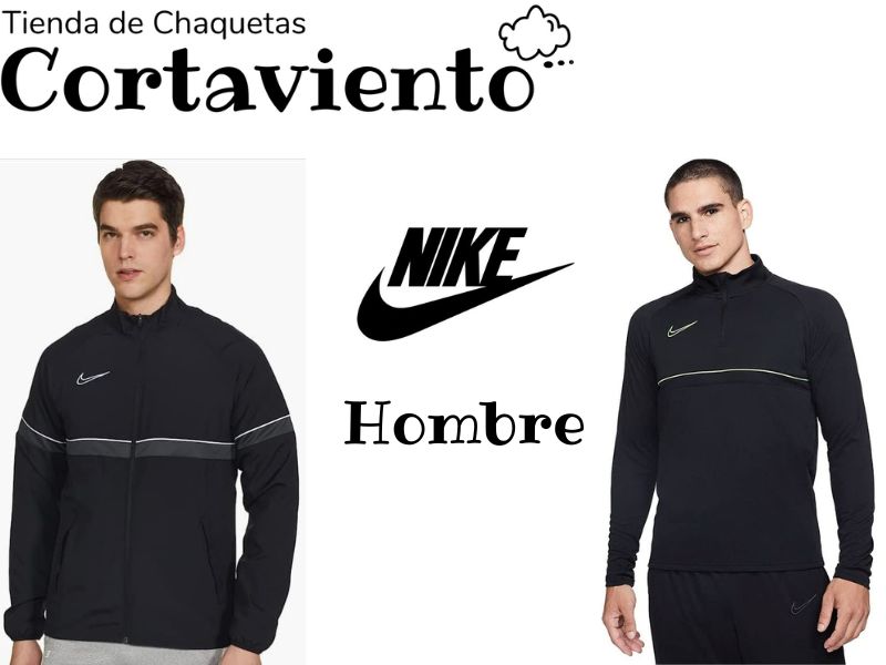 chaqueta cortavientos nike de hombre