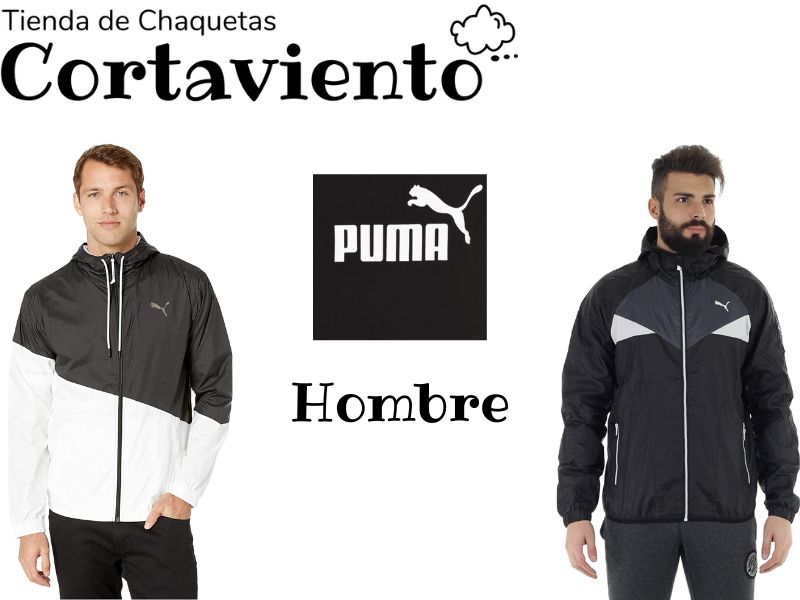 chaqueta cortavientos puma de hombre