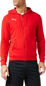 chaqueta cortavientos de algodón para hombre en color rojo