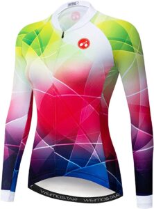 chaqueta cortavientos de ciclismo para mujer de colores