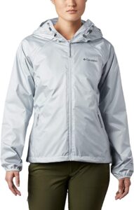 chaqueta cortavientos impermeable de mujer