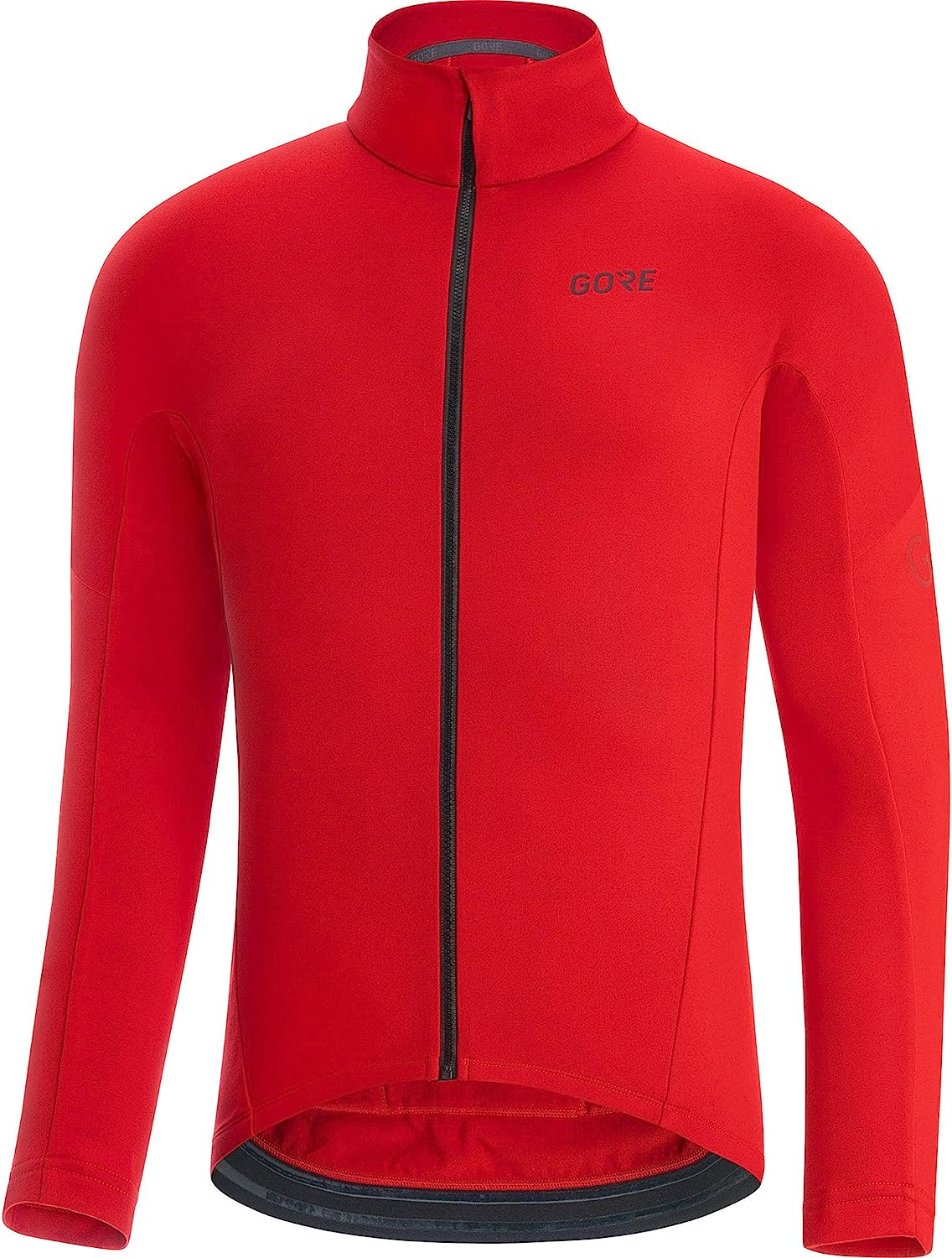 chaqueta cortavientos de ciclismo para hombre en rojo