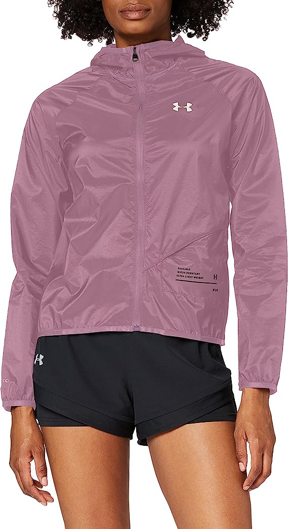 chaqueta cortavientos para correr under armour